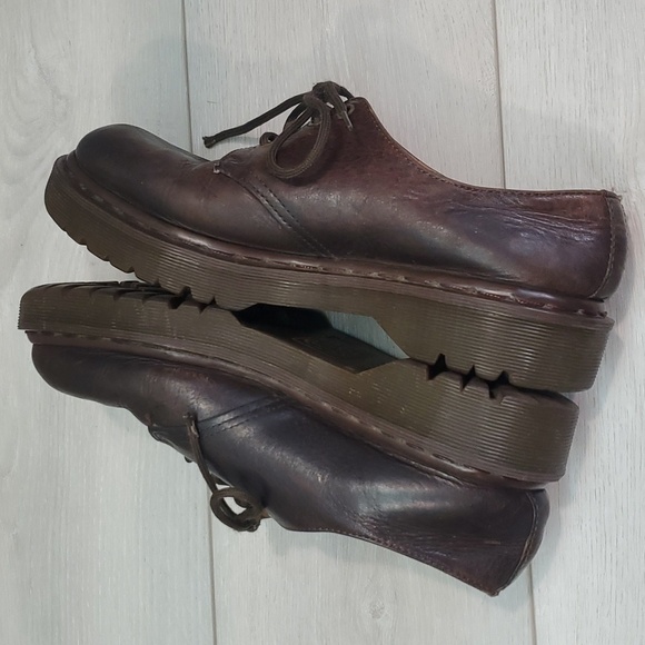 Vintage Doc Dr.Martens Mens Y2K Made in England boorish shoes sz UK 6 US 7 - Picture 9 of 15
